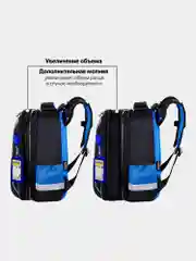 Рюкзак школьный для мальчика, детский портфель ортопедический Юнландия, 2 отделения 270677