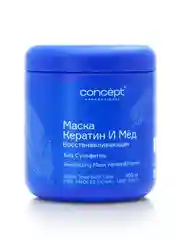 Восстанавливающая маска Concept Keratin&Honey, 500 мл