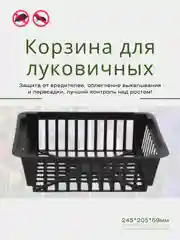 Хром корзина для луковичных круглая, квадратная, защита от вредителей, уход за растениями
