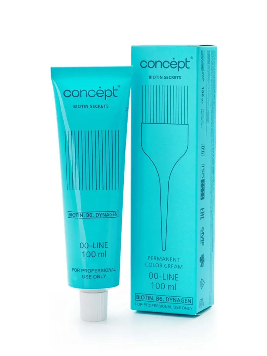 Стойкий краситель Biotin Secrets Concept, 8.00, интенсивный блондин, 100 мл