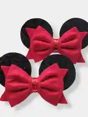 Серебряный бантики ушки