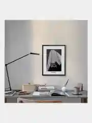 Рамка для фотографий на стену А3 30х40 см, пластик, черная, Brauberg Original, 391230