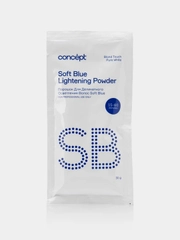 Порошок для осветления волос Concept SOFT BLUE PURE WHITE, 30 г