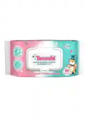 Влажные салфетки детские Tanoshi, без запаха и спирта, 0+