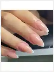 Накладные ногти с дизайном форма Миндаль