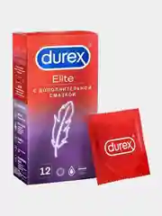 Презервативы Durex Elite тонкие, с дополнительной смазкой, 12 штук
