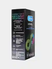 Презервативы Durex Infinity, с анестетиком для продления удовольствия, 12 штук