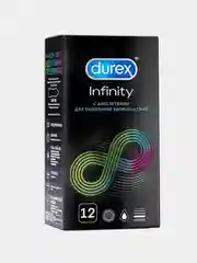 Презервативы Durex Infinity, с анестетиком для продления удовольствия, 12 штук