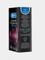 Презервативы Durex Intense Orgasmic, рельефные со стимулирующим гелем-смазкой, 12 штук