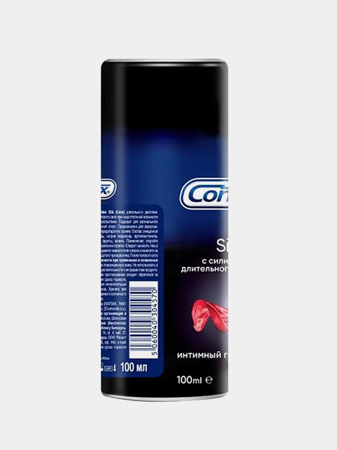 Интимный гель-смазка Contex Silk, силиконовый, длительного действия, 100 мл