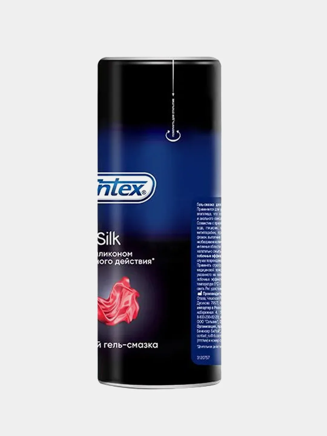 Интимный гель-смазка Contex Silk, силиконовый, длительного действия, 100 мл