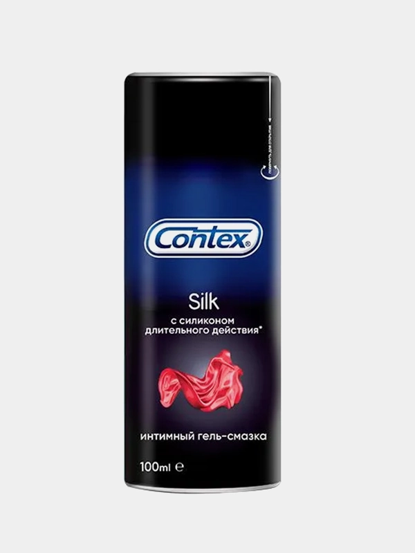Интимный гель-смазка Contex Silk, силиконовый, длительного действия, 100 мл