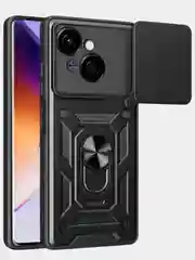 Черный чехол противоударный kick на Tecno Spark Go 1 и Pop 9 (Техно Спарк Го 1 и Поп 9)