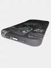 Черный фосфорный силиконовый светящийся в темноте чехол для iPhone