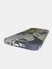 Синий меланж фосфорный силиконовый светящийся в темноте чехол для iPhone