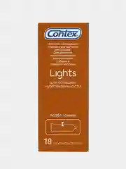 Презервативы Contex Lights, максимально чувствительные, 18 штук