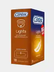 Презервативы Contex Lights, максимально чувствительные, 18 штук