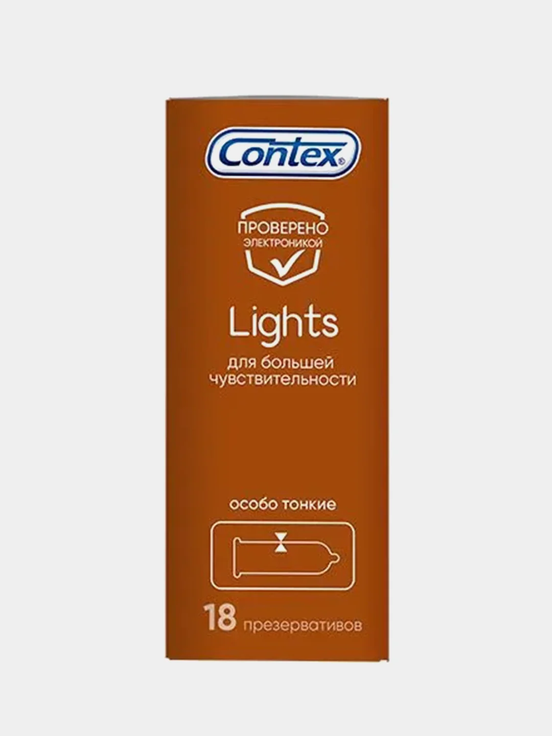 Презервативы Contex Lights, максимально чувствительные, 18 штук