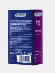 Презервативы Contex Classic, классические, с гелем-смазкой естественные ощущения, 12 штук