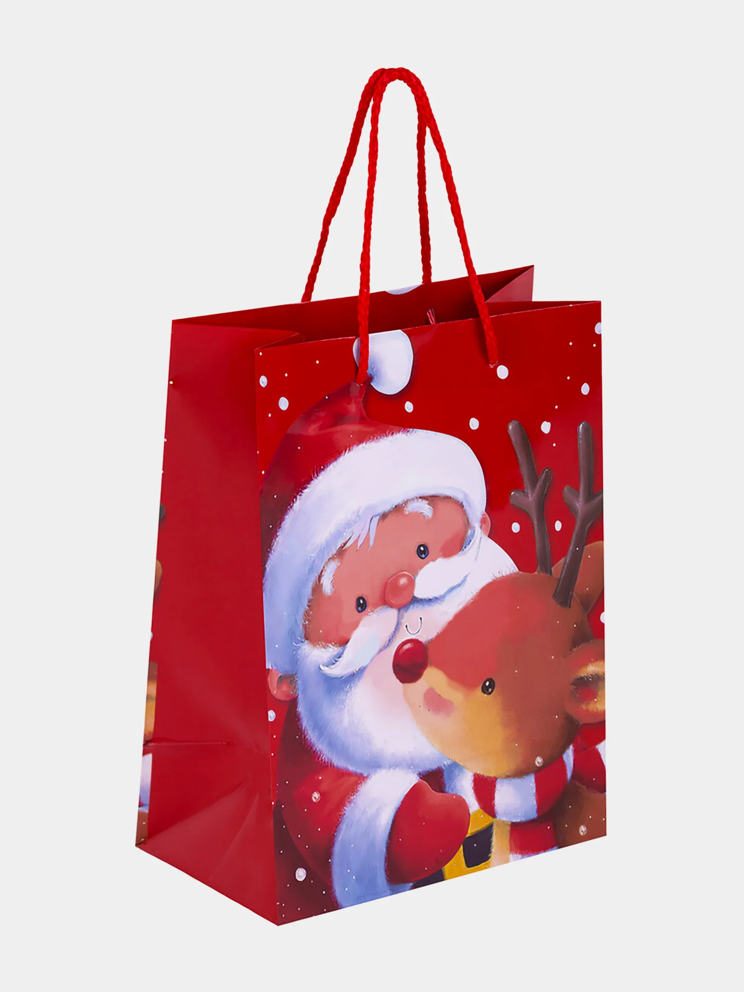 Пакет подарочный новогодний, для подарка 4 штуки Christmas Animals, Золотая Сказка, 591956