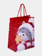 Пакет подарочный новогодний, для подарка 4 штуки Christmas Animals, Золотая Сказка, 591956