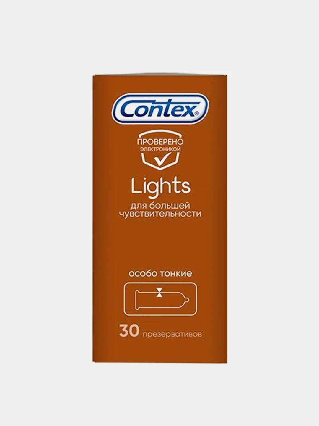 Презервативы Contex Lights, особо тонкие, 30 штук