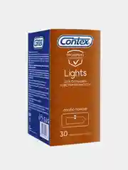 Презервативы Contex Lights, особо тонкие, 30 штук