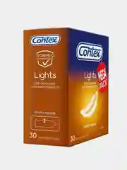 Презервативы Contex Lights, особо тонкие, 30 штук