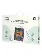 Алмазная мозаика ТРИ СОВЫ "Лиса", 30х40 см, холст на деревянном подрамнике