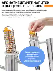 Дистиллятор 2в1 ГлавАвтоклав 24л с сухопарником для самогона