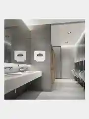 Диспенсер для полотенец Laima, система H2, Z-сложения, малый, белый, ABS