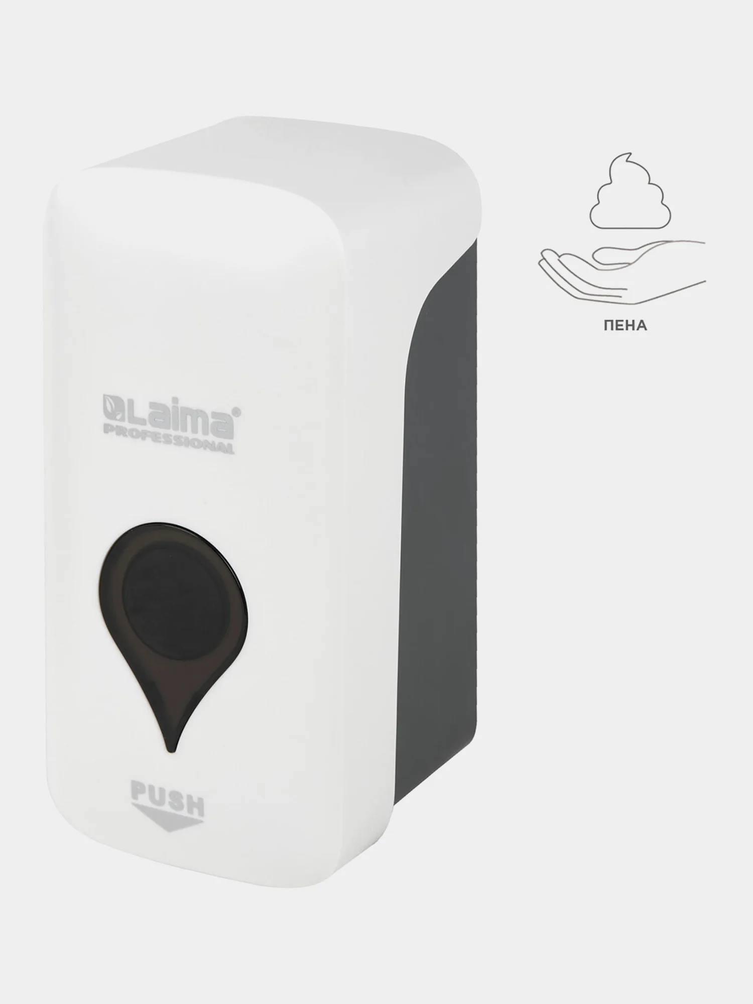 Дозатор для мыла Ultra laima professional, белый, ABS-пластик, 0,5 л