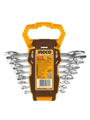 Набор двусторонних рожковых ключей INGCO HKSPA2088 INDUSTRIAL, 6-22 мм, 8 штук
