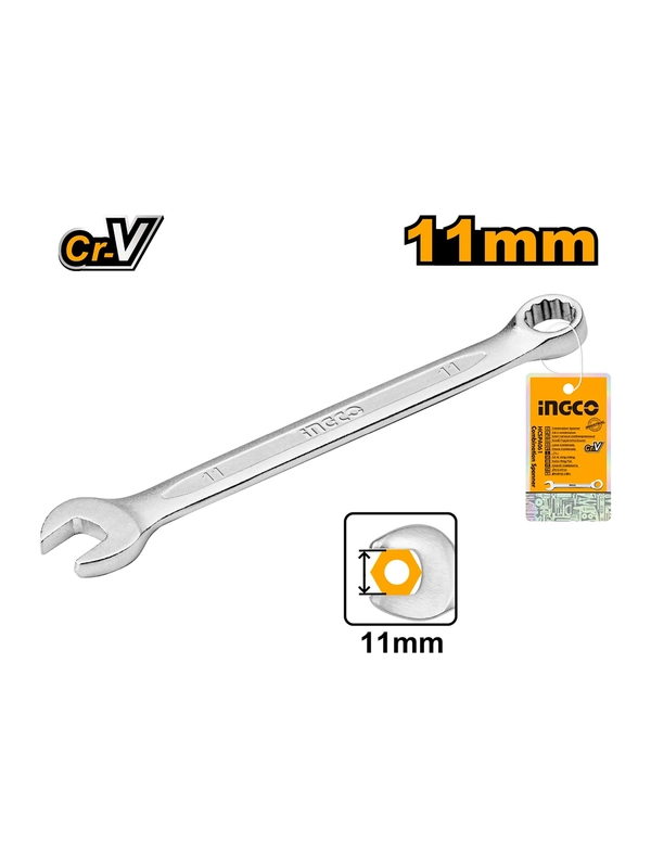Ключ гаечный комбинированный INGCO HCSPA111, 11 мм