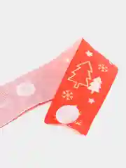 Красный держатель для соски, пустышки, прорезывателя  на ленте торговая марка   Mum&Baby