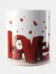 Фиолетовый кружка с принтом