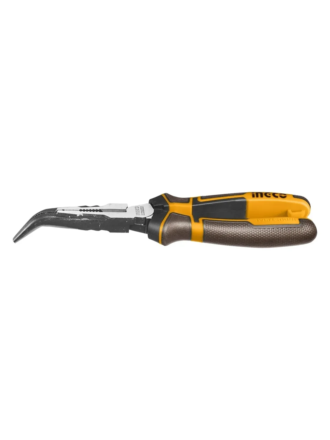 Тонкогубцы изогнутые INGCO Industrial HHBNP28160, 160 мм