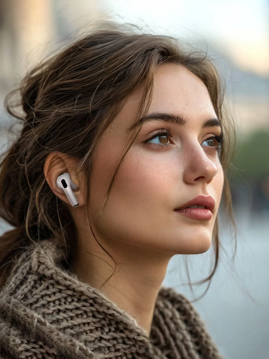 Наушники беспроводные Pods 3 с микрофоном, для iPhone и на Android