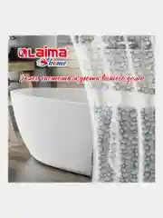 Штора для ванной комнаты с 3D эффектом водонепроницаемая, 180х180см, Laima Home, 608449