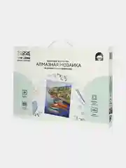 Алмазная мозаика ТРИ СОВЫ "Пристань", 30х40 см, холст на деревянном подрамнике