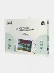 Алмазная мозаика ТРИ СОВЫ "Осенний пейзаж", 40х50 см, холст на деревянном подрамнике