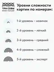 Картина по номерам на холсте ТРИ СОВЫ "Высокая мода", 30х40 см, с красками и кистями