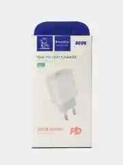 АП сетевой Denmen DC06 PD 20W, 3.6А, 1 Type-C, 5V/9V, пластик, белый