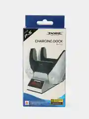 Зарядная станция для 2-x геймпадов DualSense PlayStation 5 (PS5) DOBE Charging Dock