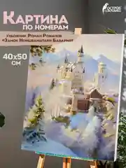 Картина по номерам Остров Сокровищ Замок, 663281, на холсте на подрамнике 40х50 см