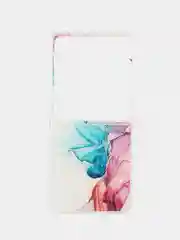 Ледяной чехол на Xiaomi Mix Flip / Сяоми Микс Флип прозрачный, с принтом, защита камеры