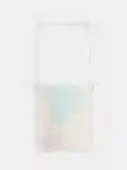 Ледяной чехол на Xiaomi Mix Flip / Сяоми Микс Флип прозрачный, с принтом, защита камеры