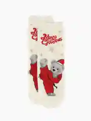 Белый носки новогодние