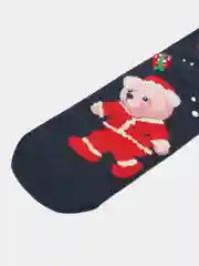 Темно-синий носки новогодние