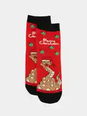 Коралловый носки новогодние